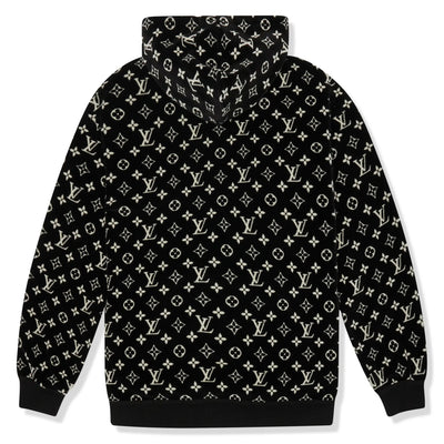 Louis Vuitton LV Monogram Oversized Black Hoodie