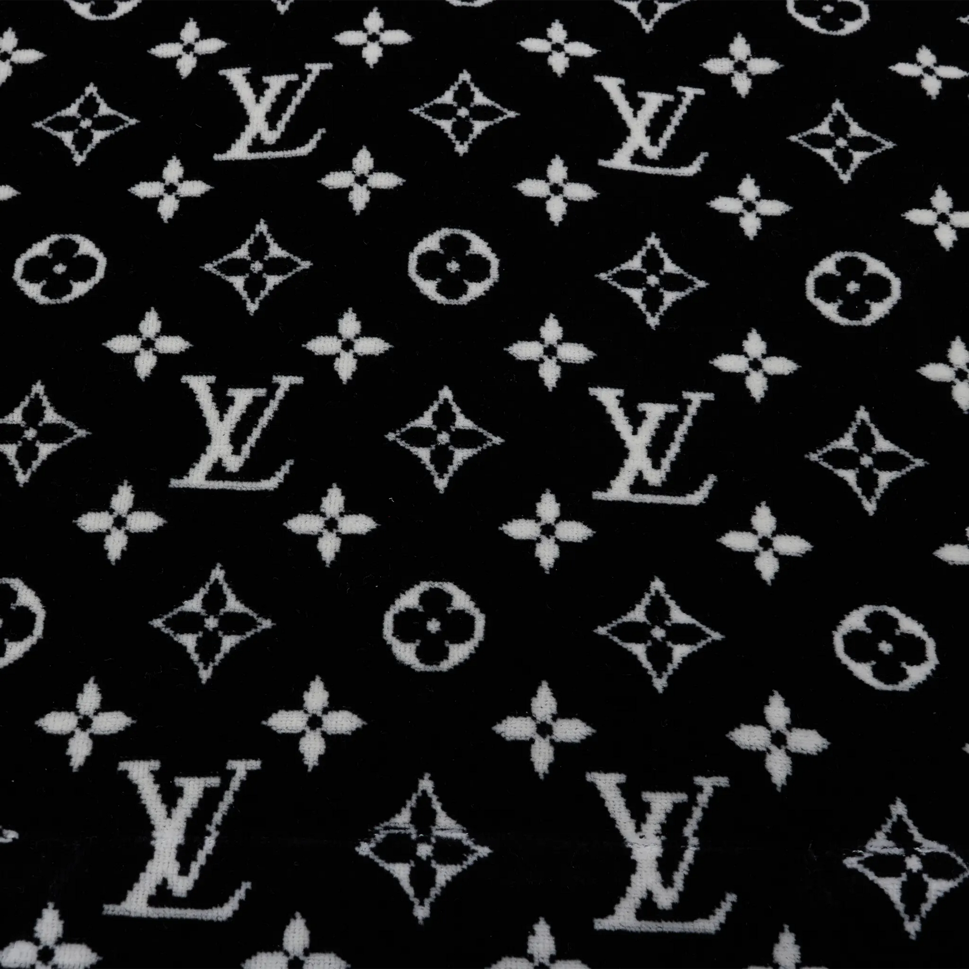 Louis Vuitton LV Monogram Oversized Black Hoodie
