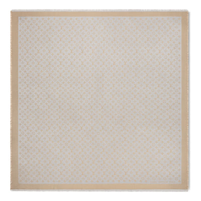 Louis Vuitton Monogram Shine Greige Shawl