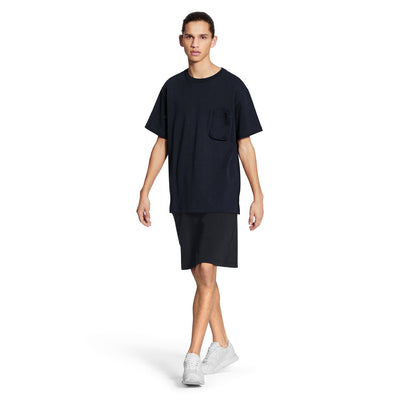 Louis Vuitton Monogram Signature 3D Pocket Cotton T Shirt Dark Blue