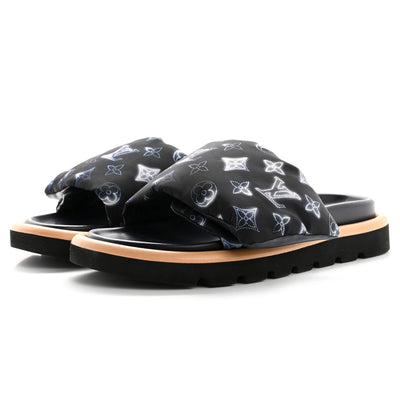 Louis Vuitton Pool Pillow Monogram Navy Slides