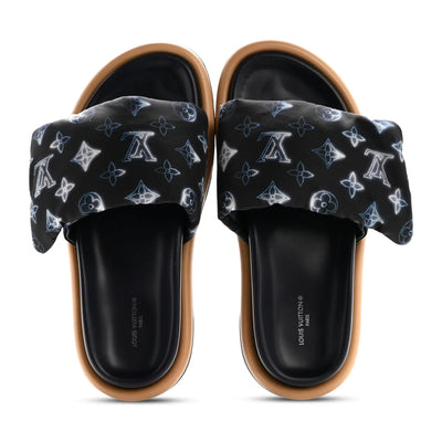 Louis Vuitton Pool Pillow Monogram Navy Slides