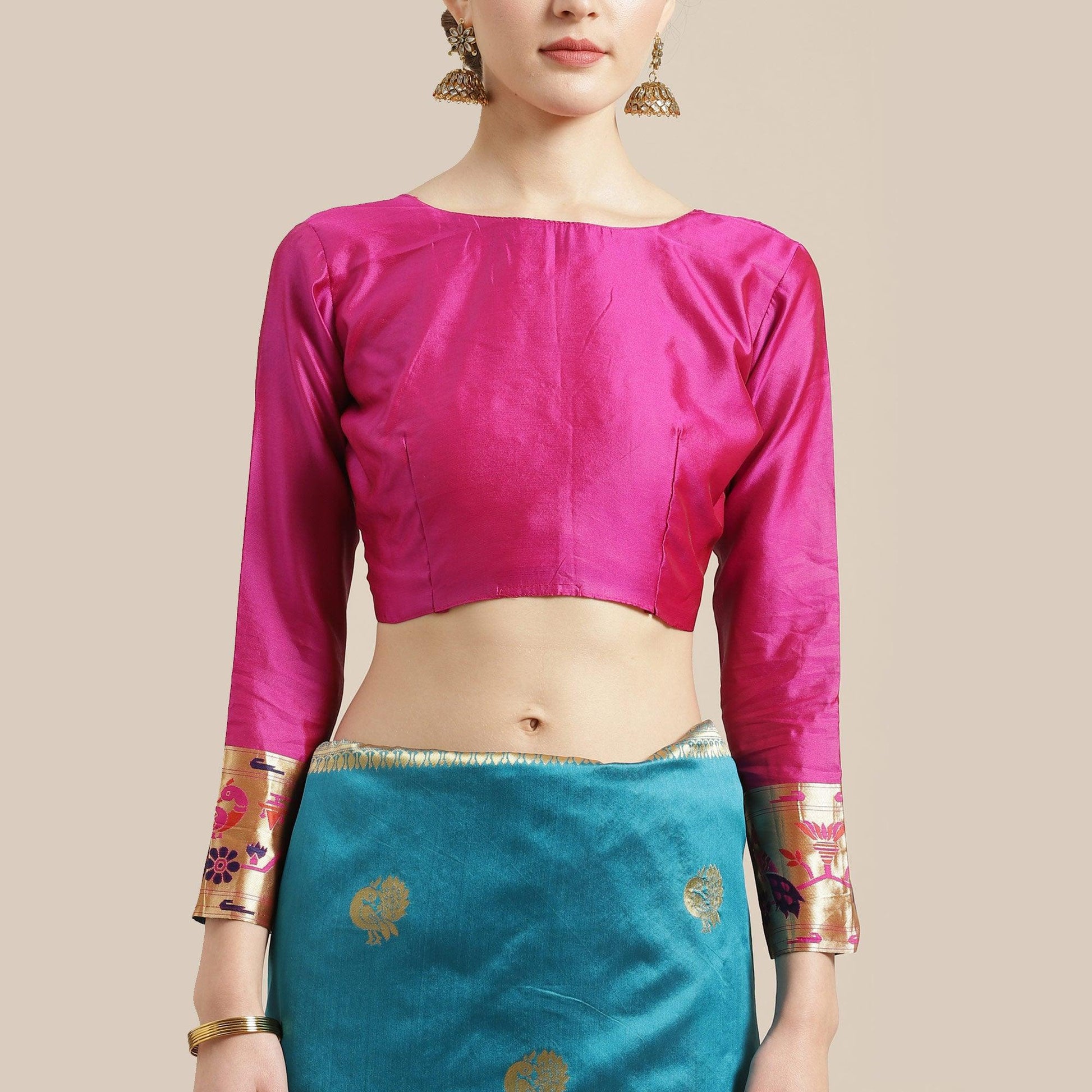 Lovely Sky Blue Colored Festive Wear Woven Silk Blend Saree