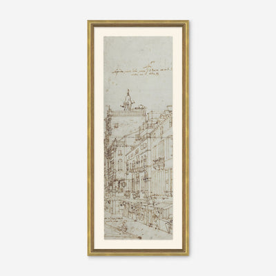 Canaletto Drawing Prints (Set of 2)