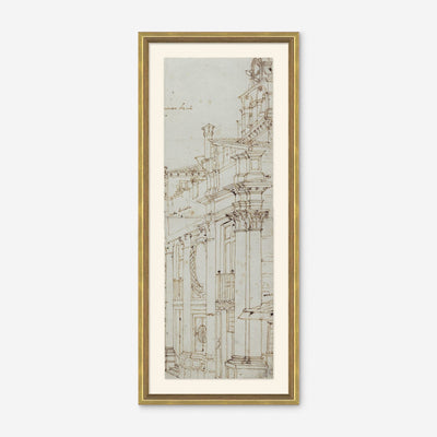 Canaletto Drawing Prints (Set of 2)