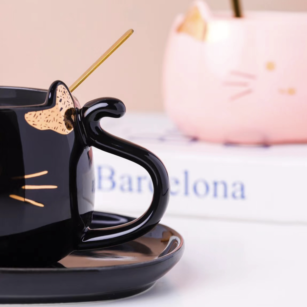 Cat Mug And Plate