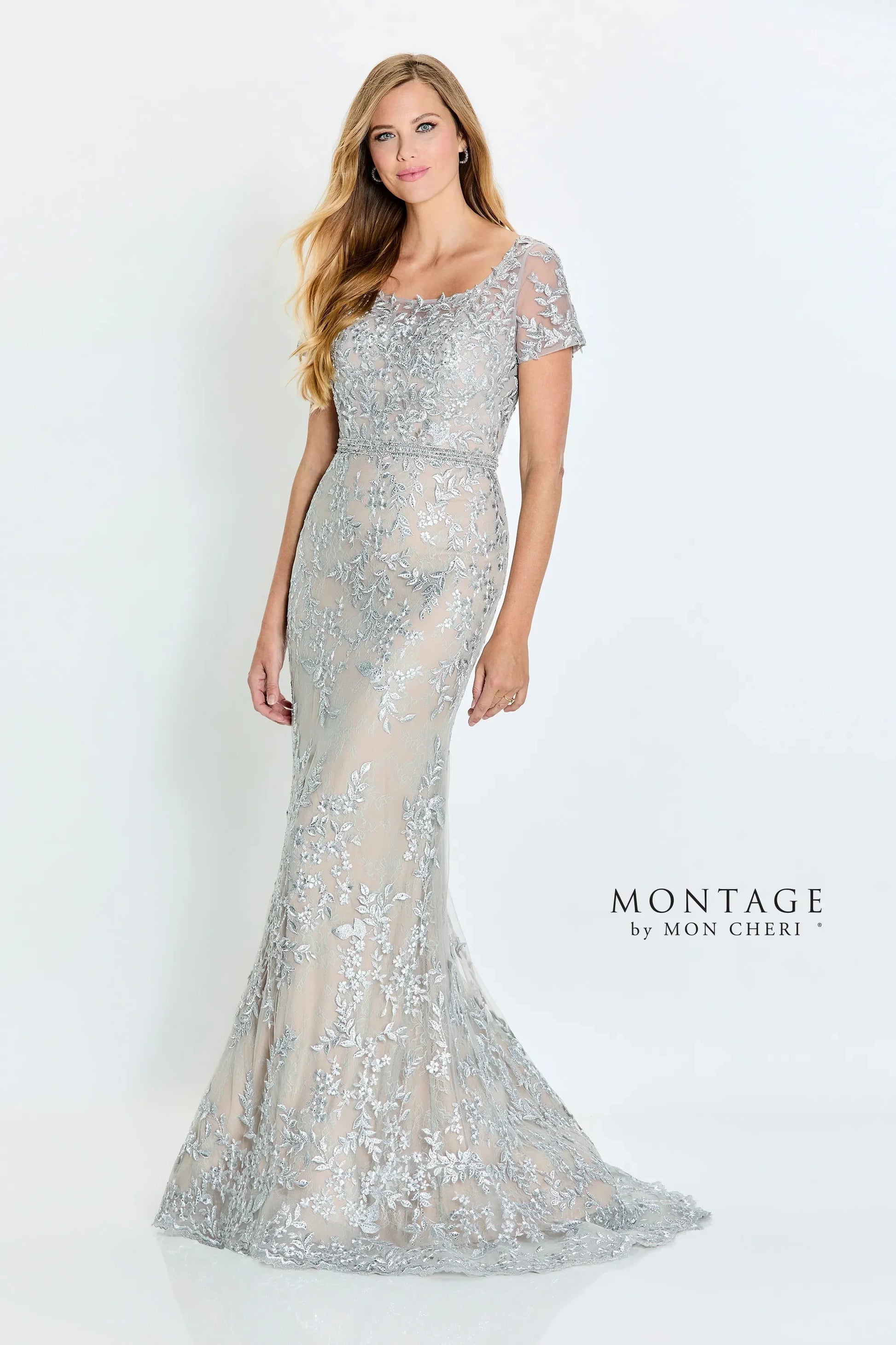 Montage M529 Long Formal Mother of the Bride Evening Dress