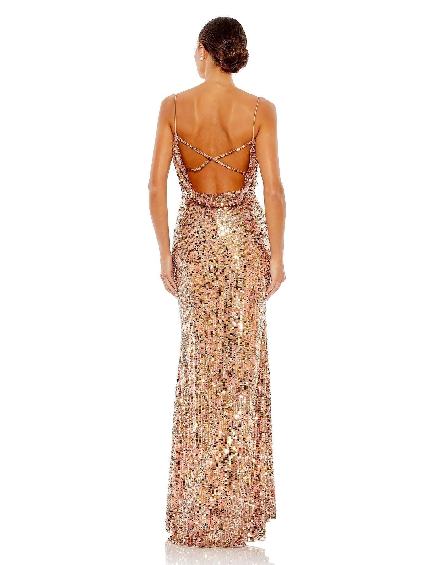Mac Duggal 10929 Copper 4 Sale