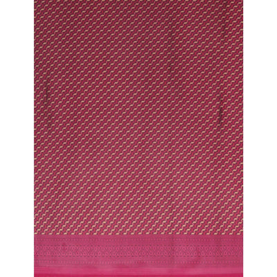 Magenta Casual Wear Printed Art Silk Saree