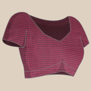 Magenta Casual Wear Printed Art Silk Saree