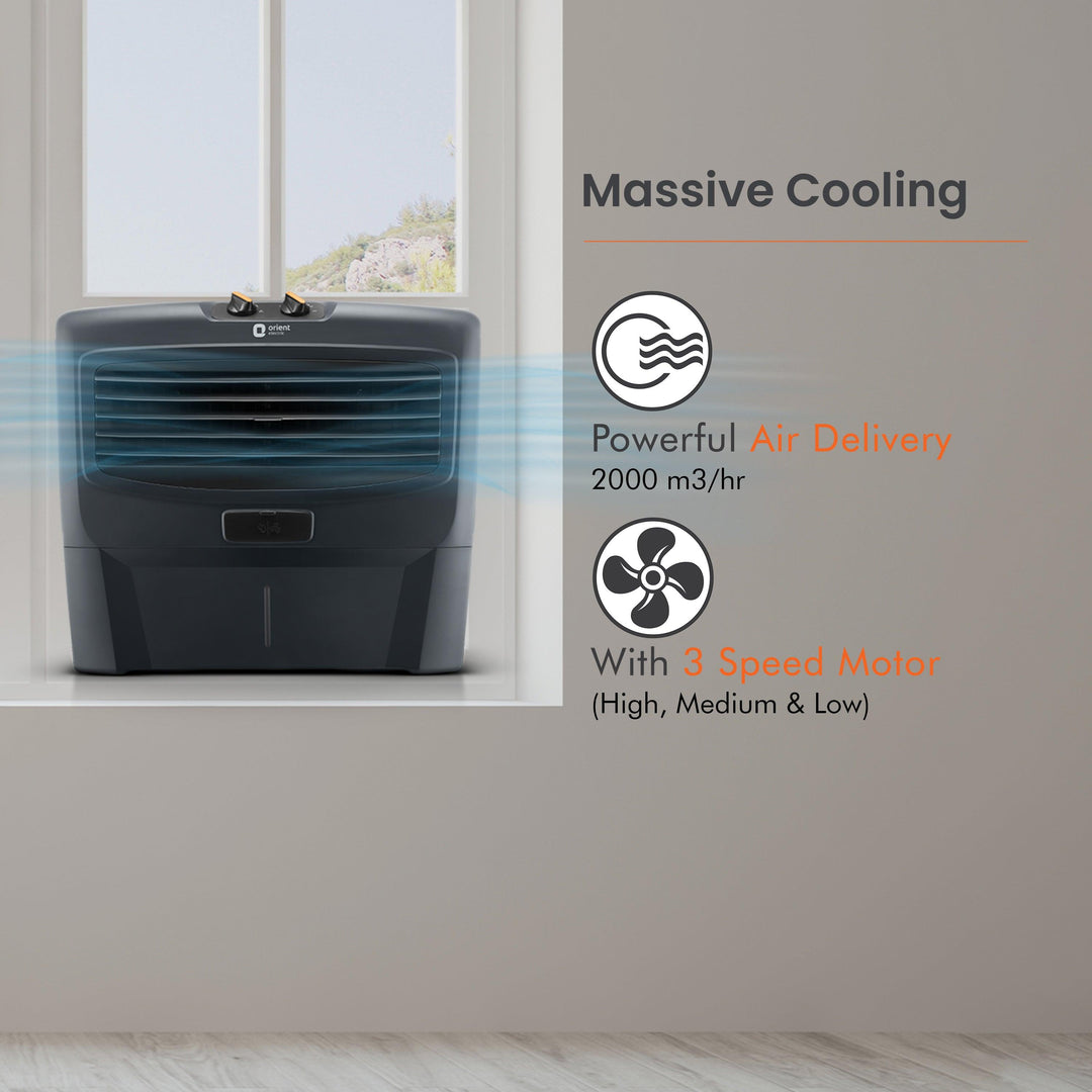 Magicool+ Window Air Cooler with Powerful Air Delivery