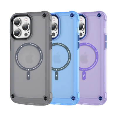 iPhone 16 Series Wave Armor Matte Magsafe Shield Case