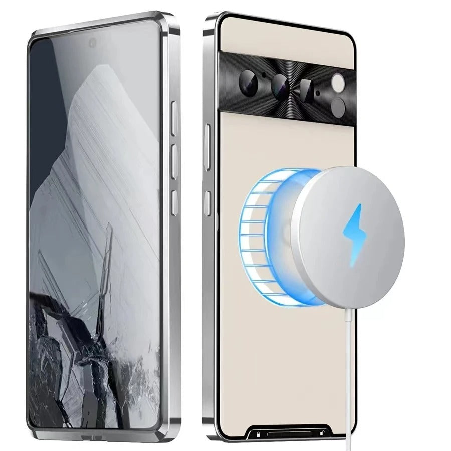 Pixel 7 Series Luxe Guard Ultra Thin Metal Frame Case