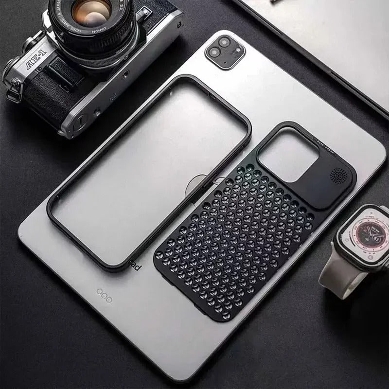 iPhone 15 Series Aero Mesh Pro ® Metallic Hybrid Case