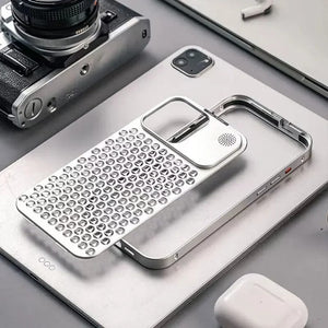iPhone 15 Series Aero Mesh Pro ® Metallic Hybrid Case