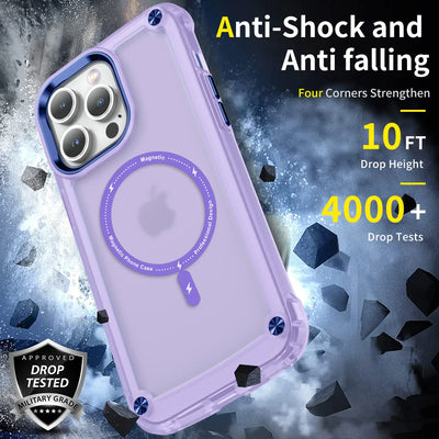 iPhone 16 Series Wave Armor Matte Magsafe Shield Case