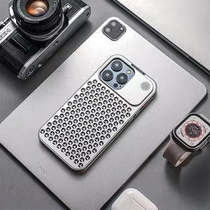 iPhone 15 Series Aero Mesh Pro ® Metallic Hybrid Case