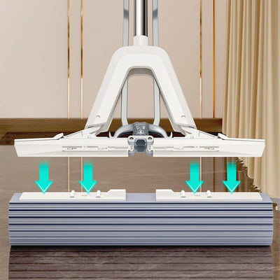 Easy Cleaning Folding Sponge Mop