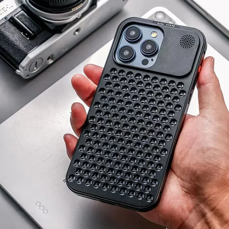 iPhone 15 Series Aero Mesh Pro ® Metallic Hybrid Case