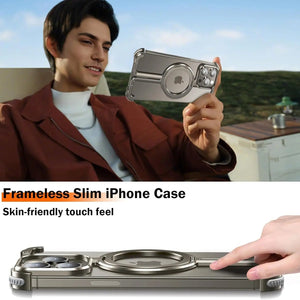 iPhone 15 Series Pivot Guard Magnetic Ring Stand Case