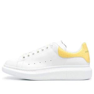 Alexander Mcqueen Oversized White Yellow Croc
