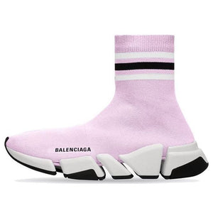 Balenciaga Speed 2.0 Stripped Pink (Women'S)