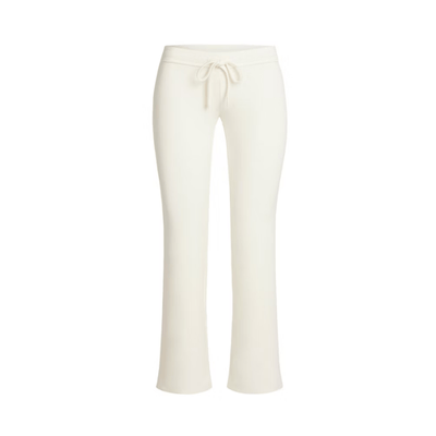 Skims Cotton Jersey Low Rise Crop Pant Marble