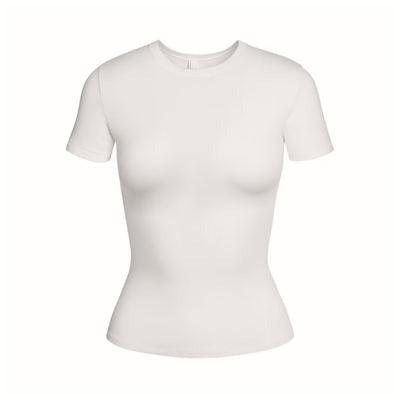 Skims Cotton Jersey T-Shirt Marble