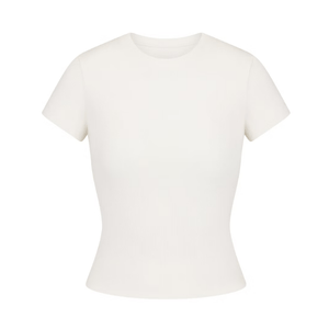 Skims Cotton Rib T-Shirt Marble