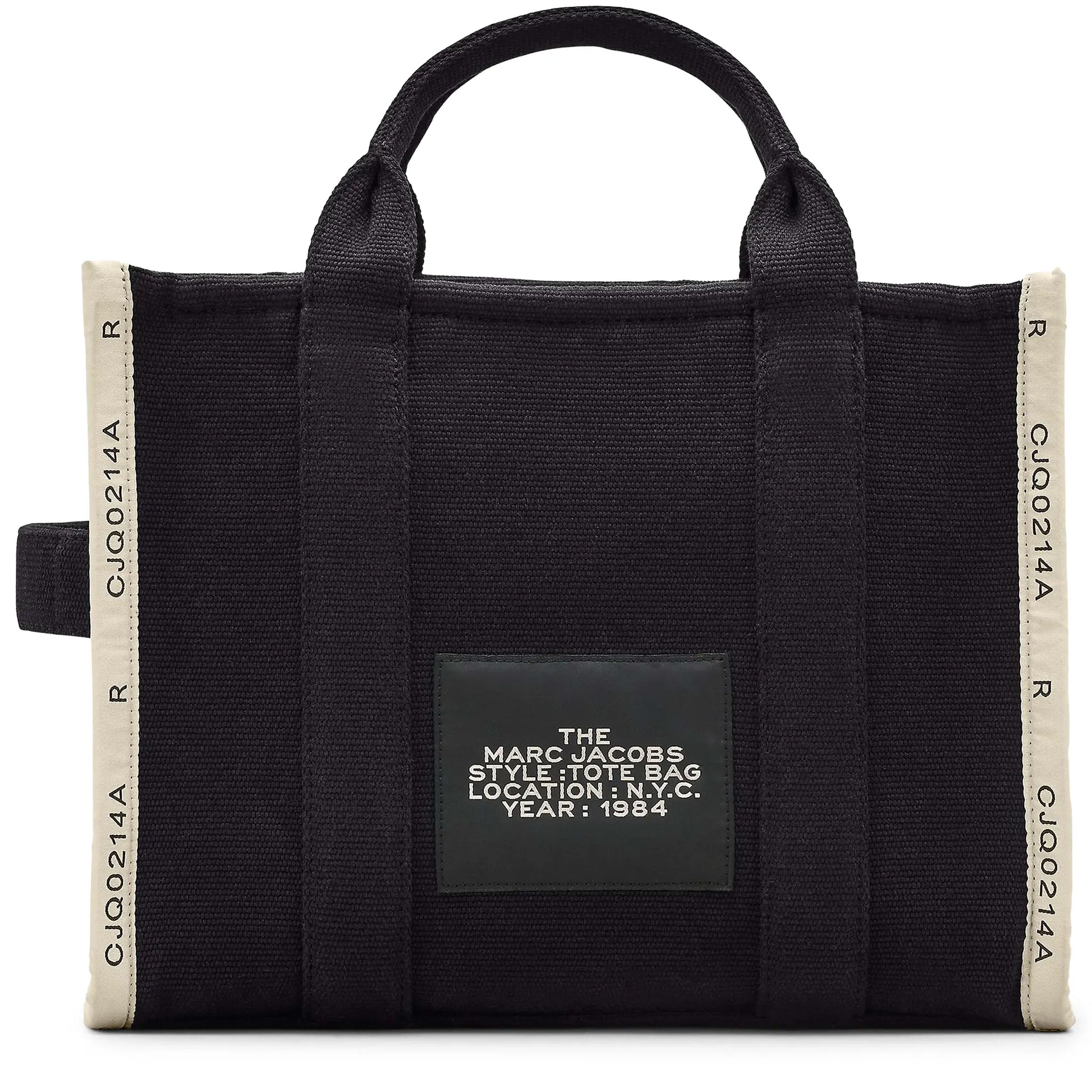 Mark Jacobs Medium Jacquard Black Tote Bag