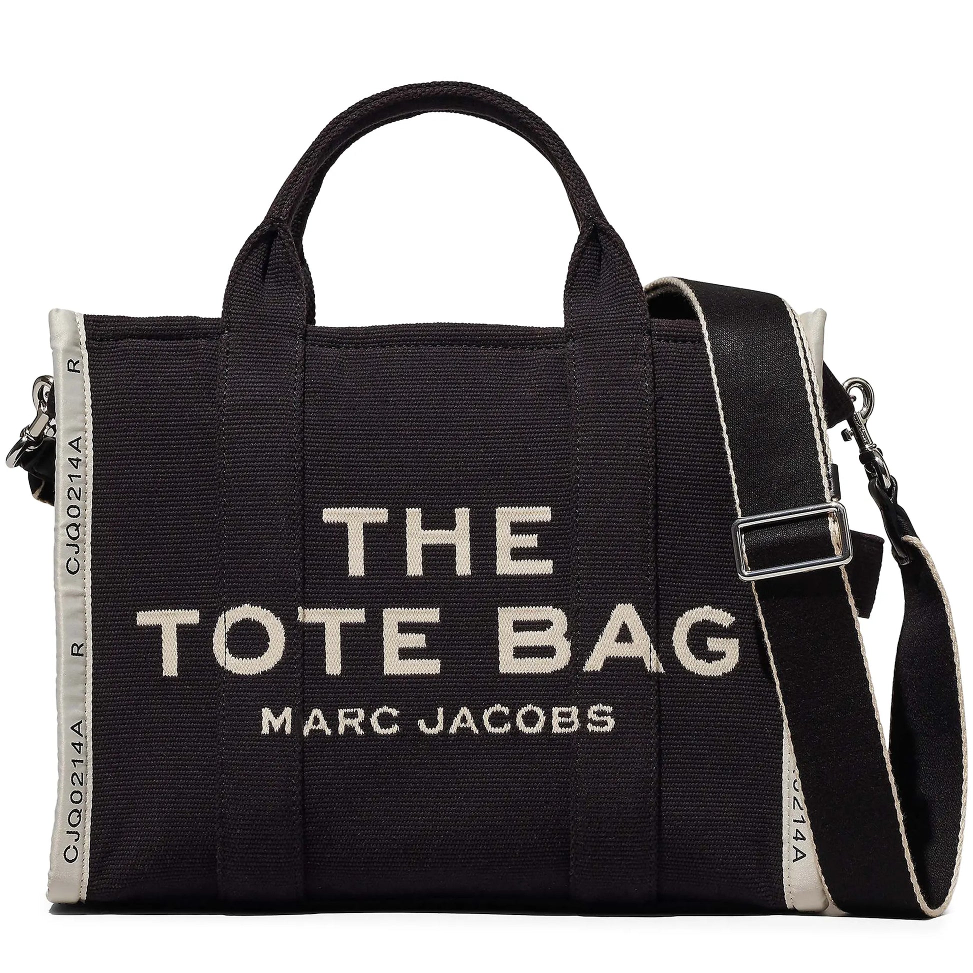 Mark Jacobs Medium Jacquard Black Tote Bag
