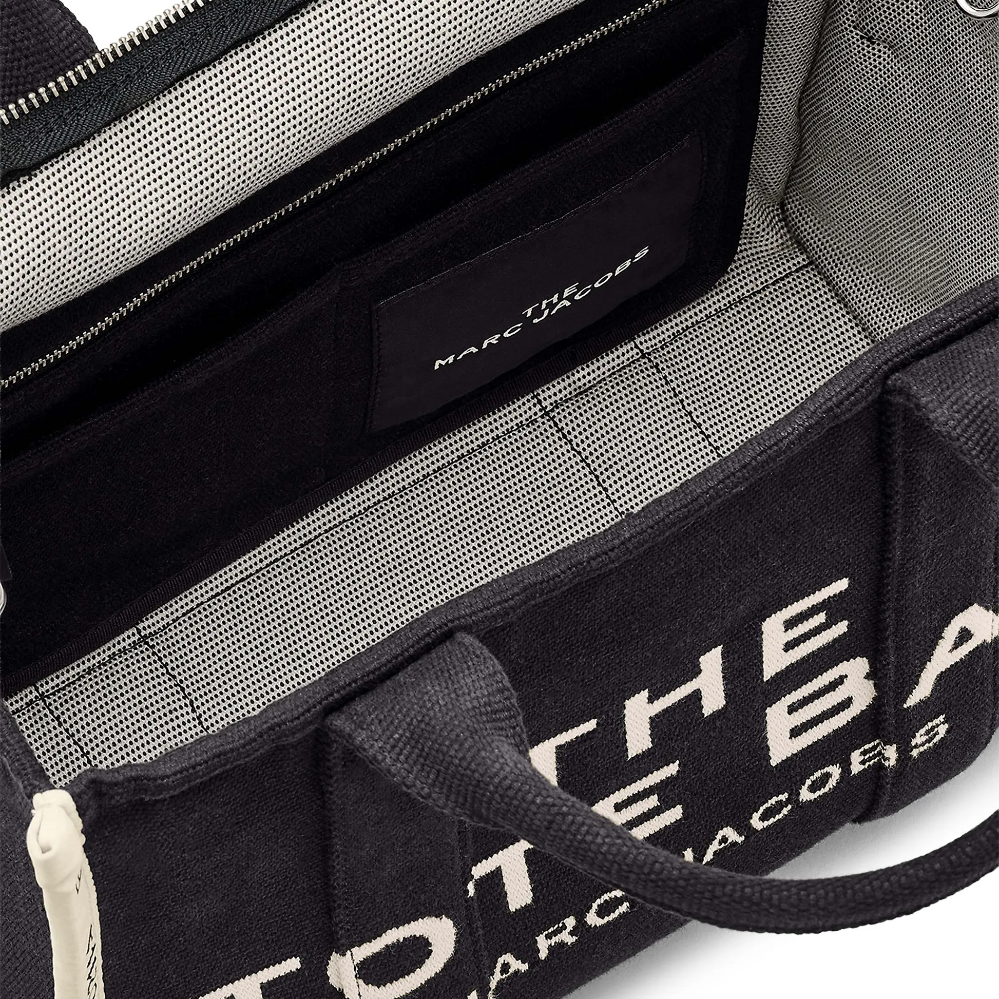 Mark Jacobs Medium Jacquard Black Tote Bag