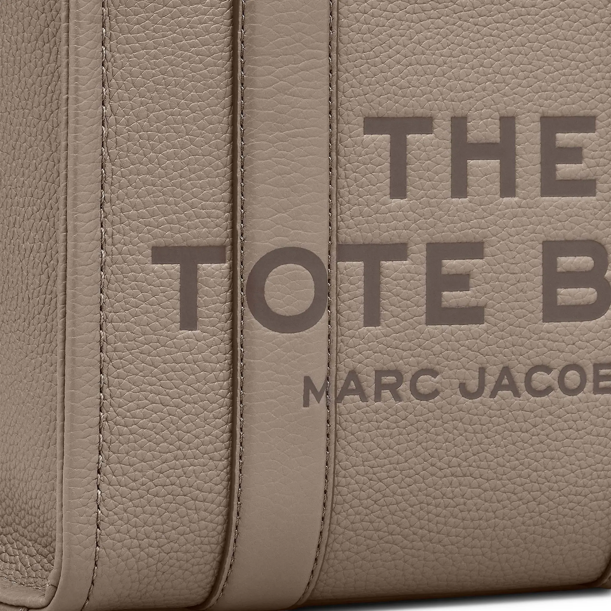 Mark Jacobs Small Leather Cement Tote Bag