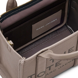 Mark Jacobs Small Leather Cement Tote Bag