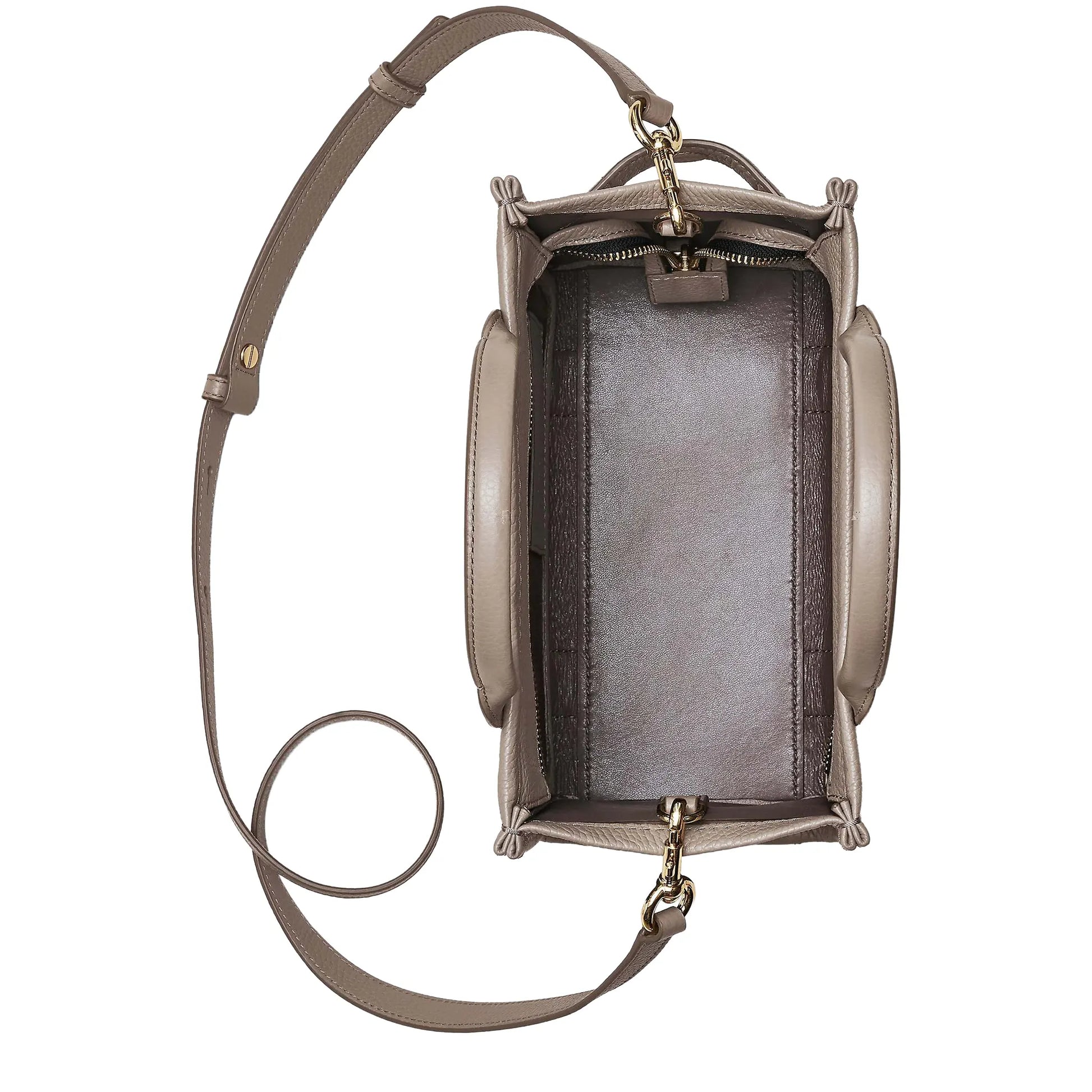 Mark Jacobs Small Leather Cement Tote Bag