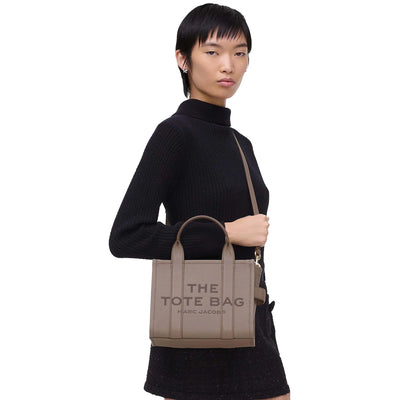 Mark Jacobs Small Leather Cement Tote Bag