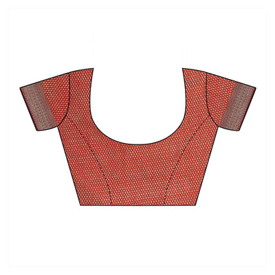 Maroon Casual Wear Solid Silk Saree