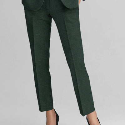 Women's Martini Green Linen Suit