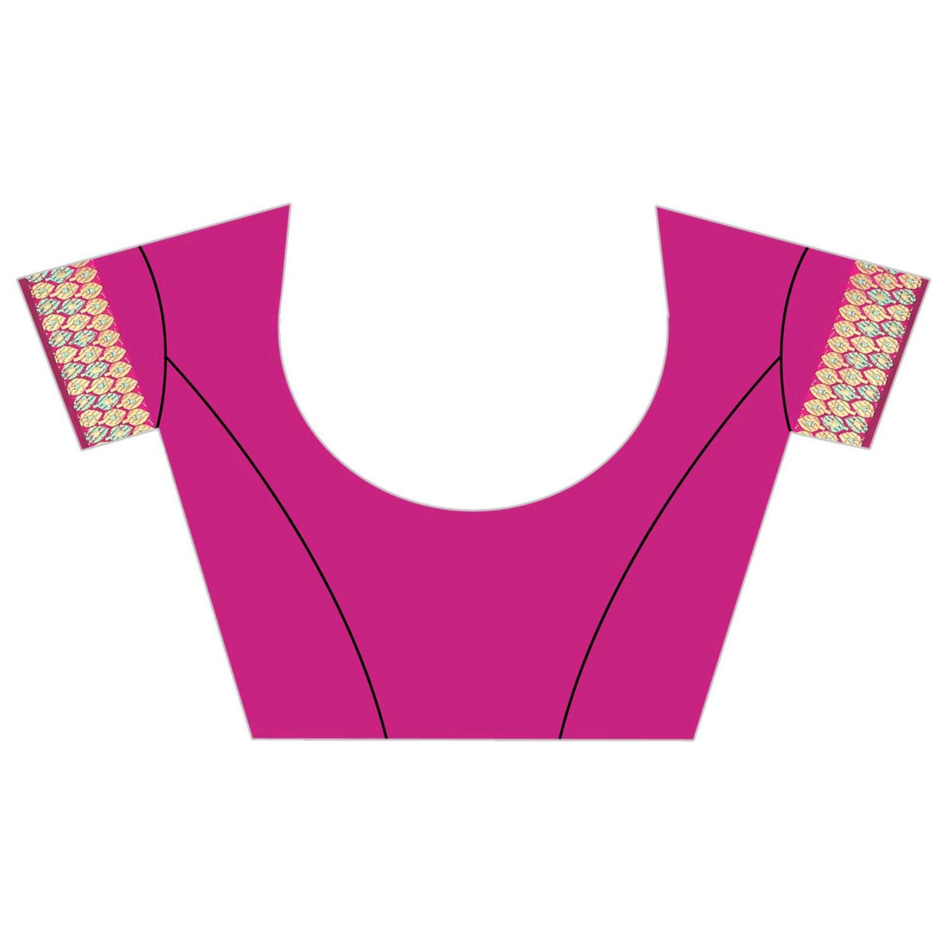 Marvellous Pink Colored Festive Wear Woven Silk Saree