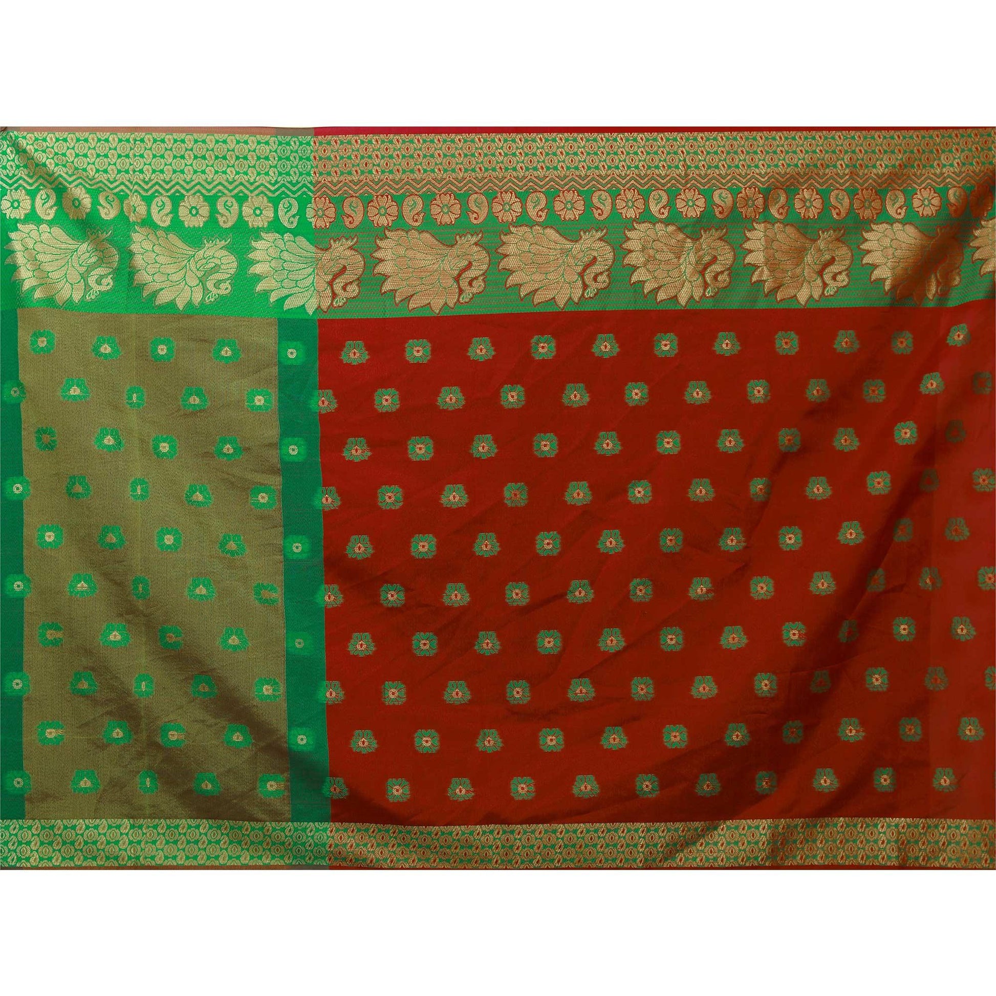 Marvellous Red Colored Festive Wear Woven Art Silk Saree