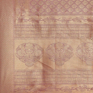 Mauve Festive Wear Woven Kanjivaram Silk Saree