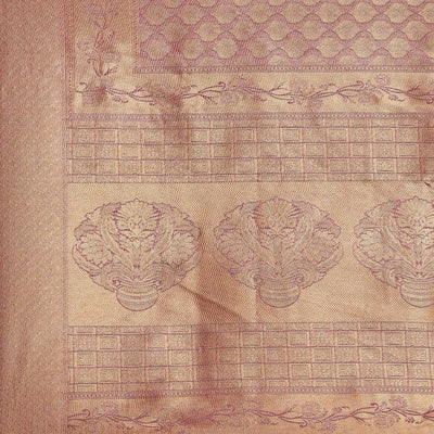 Mauve Festive Wear Woven Kanjivaram Silk Saree