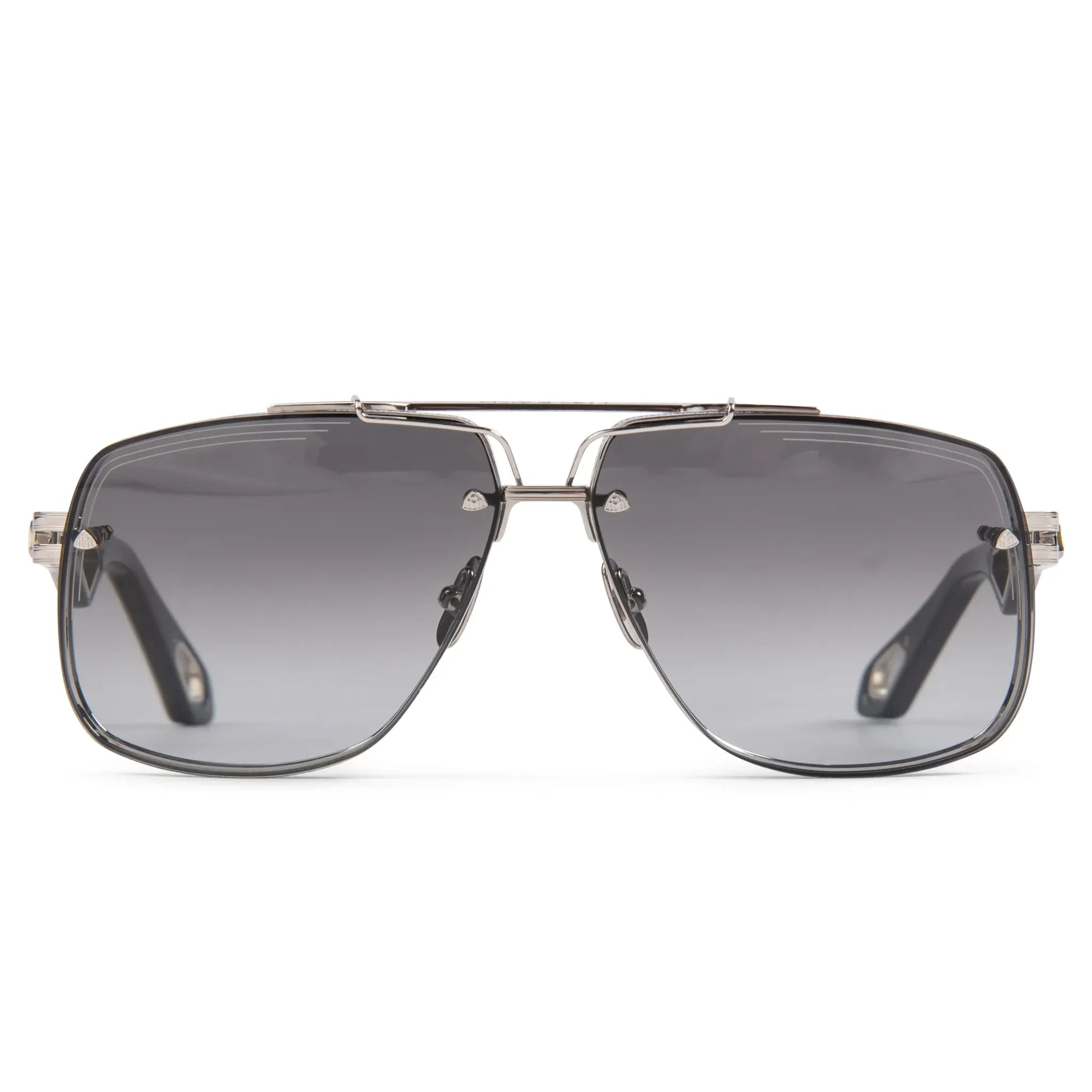 Maybach Eyewear The King II P-HT-Z63 Platinum Grey Gradient Sunglasses