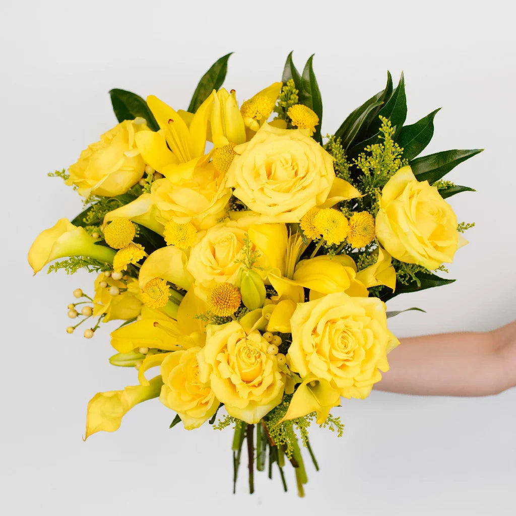 Mellow Yellow Flower Bouquet