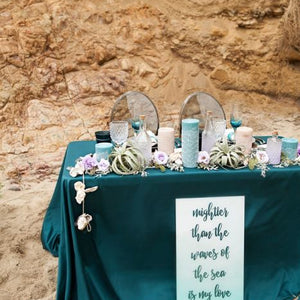 Mermaid Themed Beach Wedding