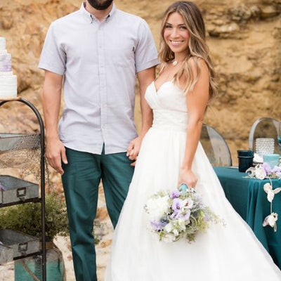 Mermaid Themed Beach Wedding