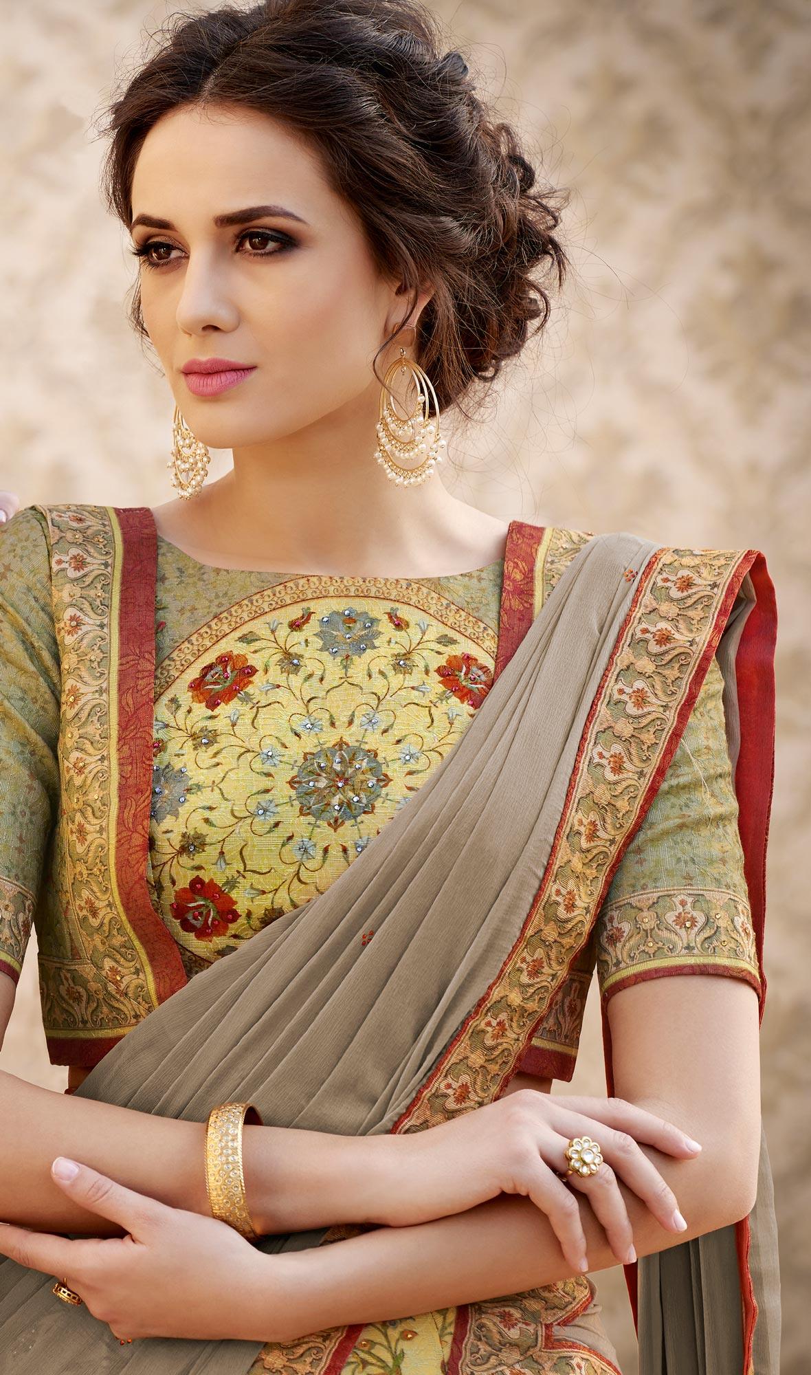 Mesmerising Green Colored Designer Partywear Digital Printed Woven Banarasi Silk Lehenga Choli