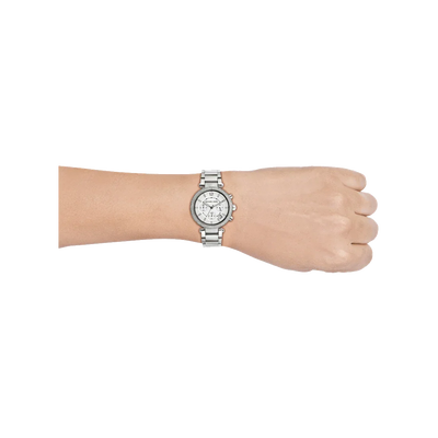Michael Kors Parker Silver Dial Women 39mm