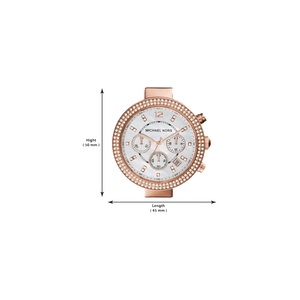 Michael Kors Parker White Dial Women 39mm