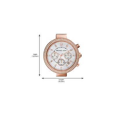 Michael Kors Parker White Dial Women 39mm